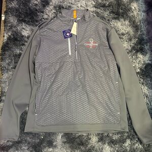 Peter Millar Texas Rangers World Series quarter zip BRAND NEW SIZE L